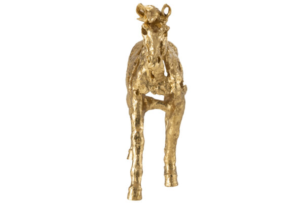 Paard Rennend Gold Large