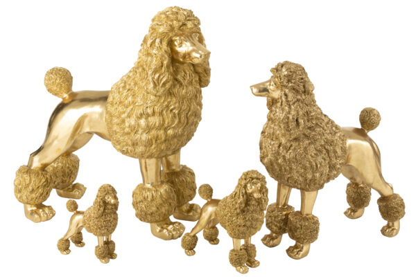 Poedel Staand Goudkleurig Extra Groot