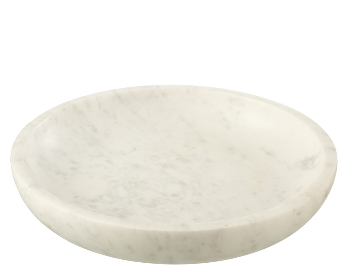 Serveerschaal Marmer Wit