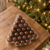 Kerstverpakking met 24 donkerbruine kerstballen 59948 Kerstverpakking met 24 donkerbruine kerstballen