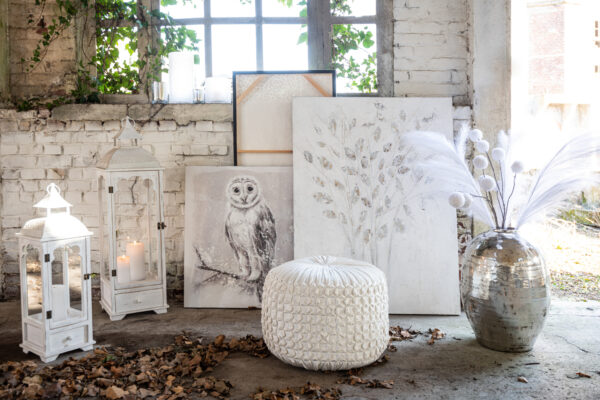 1166-1.jpg Vaas Rond Arya Metaal Zilver