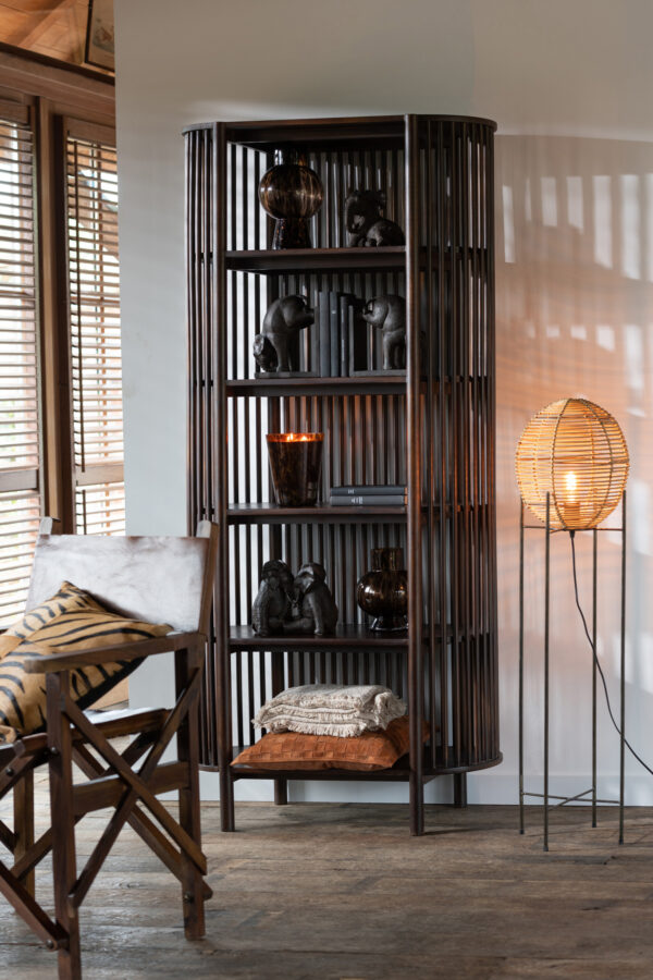 20793-7.jpg Wandkast Carry mangohout Donkerbruin