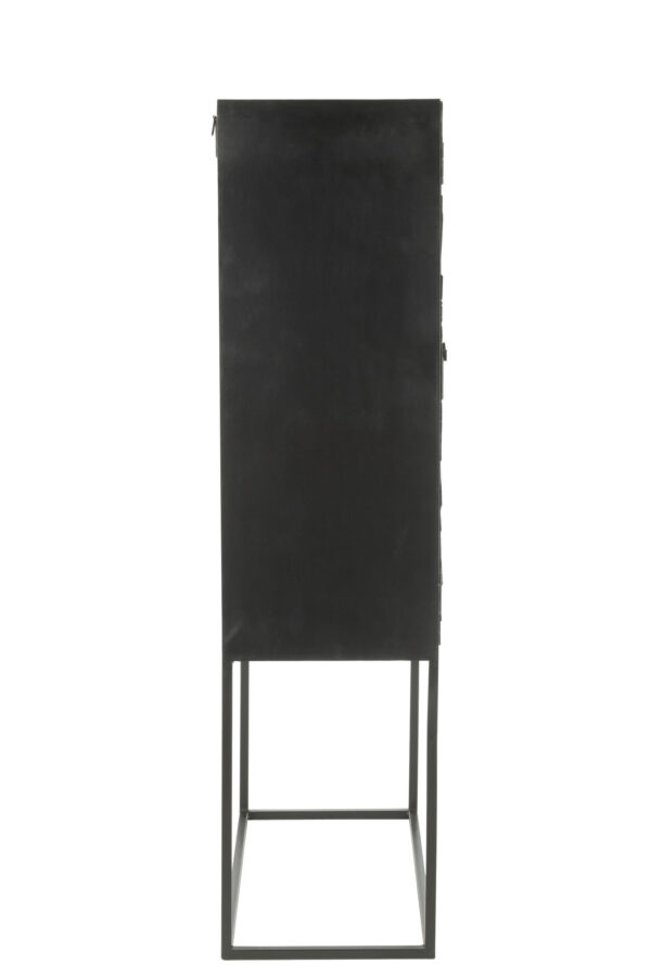 Barkast Shanil Hout/IJzer Zwart