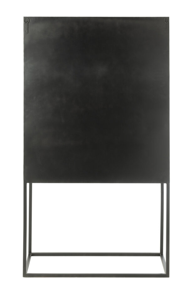 Barkast Shanil Hout/IJzer Zwart