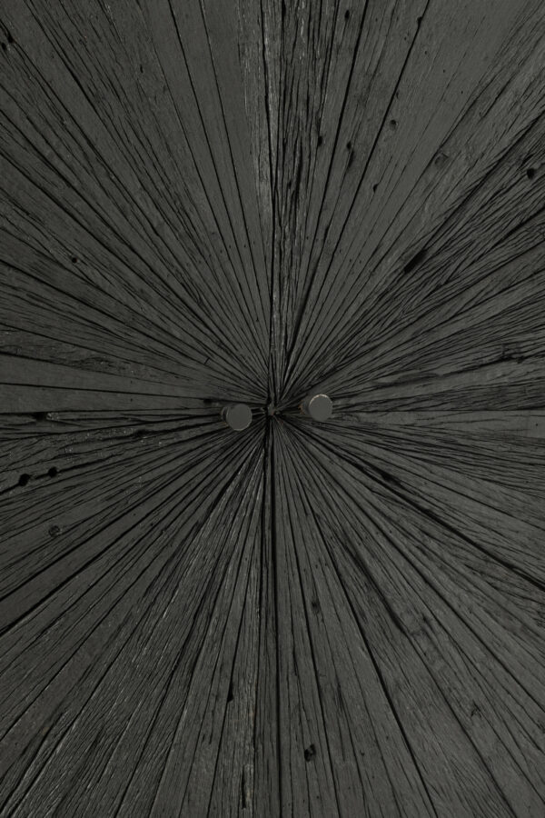 Barkast Shanil Hout/IJzer Zwart