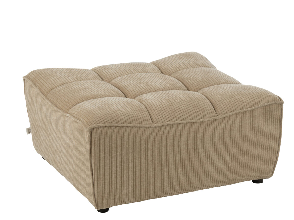 46051-0.jpg Poef Grid Donkerbeige