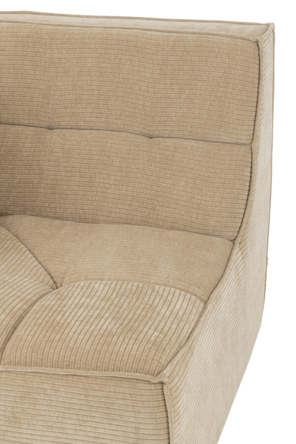 Hoekelement Grid Donkerbeige