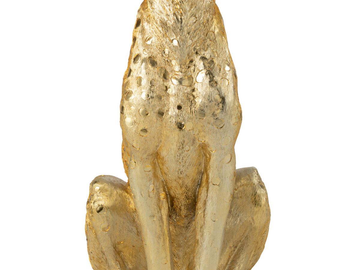 Luipaard Staand Goudkleurig Groot