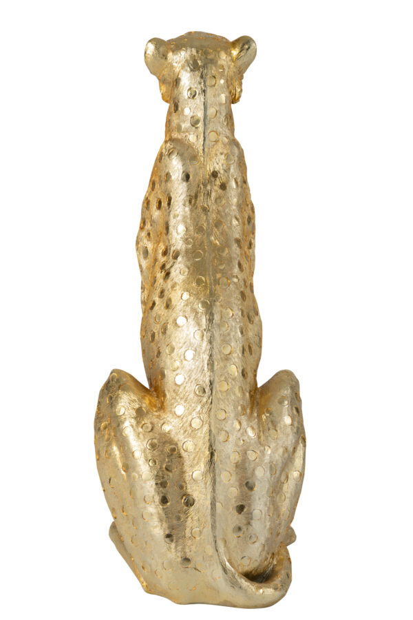 Luipaard Staand Goudkleurig Groot