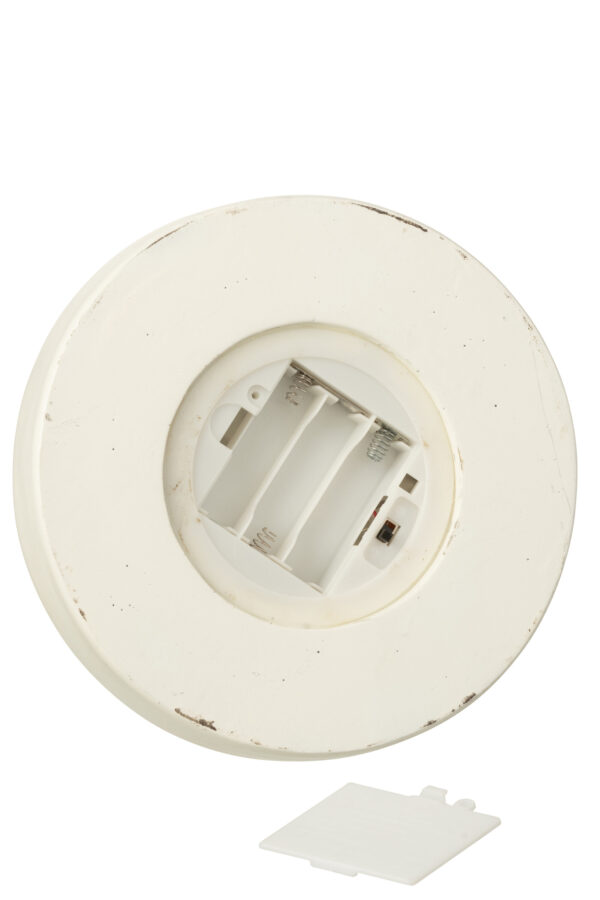 Decoratieve stolp met LED-notenkraker Roze/Rood | 28 cm