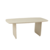 eettafel Celeste acaciahout Wit