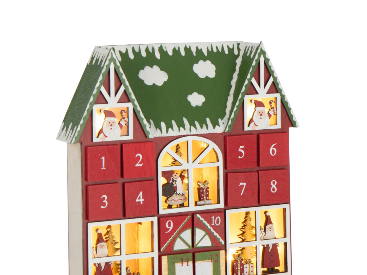 Adventskalender Kerst Rood/Groen