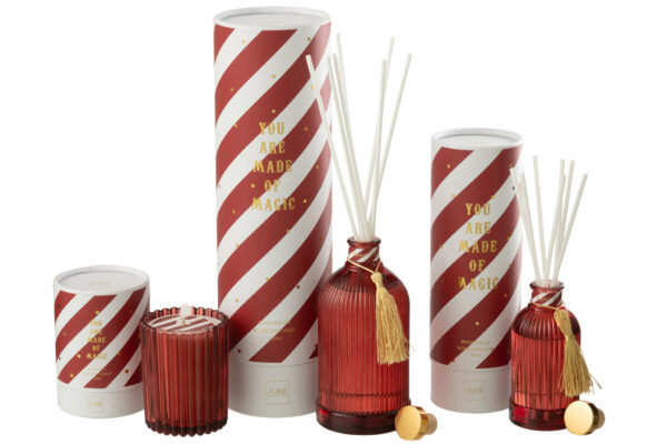 Reed Diffuser Magische Geurolie Rood/Wit Large