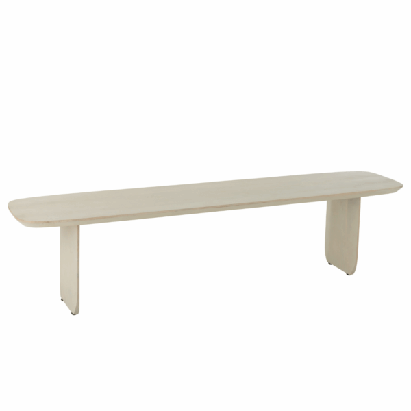 Bankje Celeste acaciahout Wit J-line 55826 Bankje Celeste acaciahout Wit | J-line