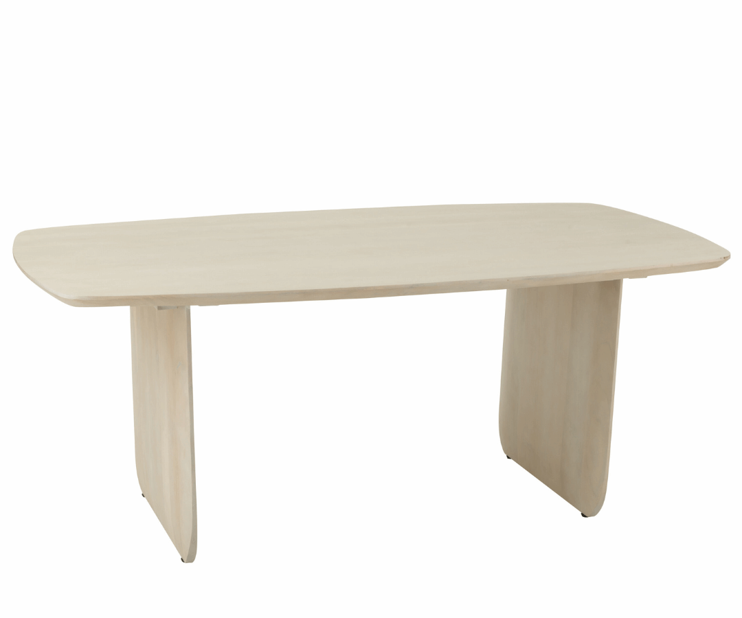 Eettafel Celeste acaciahout Wit | J-line 55827 Eettafel Celeste acaciahout Wit | J-line