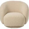 266269-2 Draaibare Loungestoel Ecru J-line