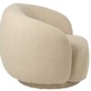 266269-3 Draaibare Loungestoel Ecru J-line