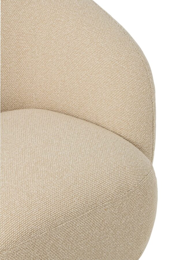 266269-5 Draaibare Loungestoel Ecru J-line