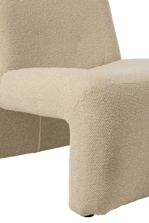 266270-7 Loungestoel Margo Ecru J-line