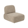 266277 Fauteuil Olivia Taupe Fauteuil Olivia Taupe/Beige J-line