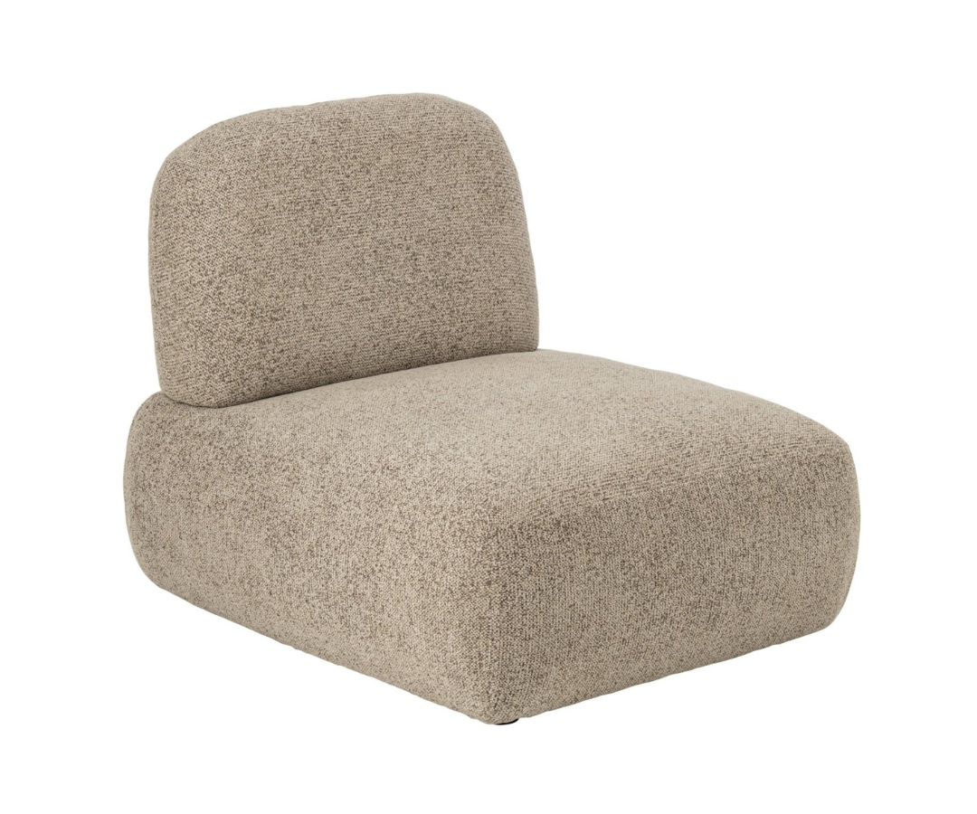 Fauteuil Olivia Taupe/Beige J-line