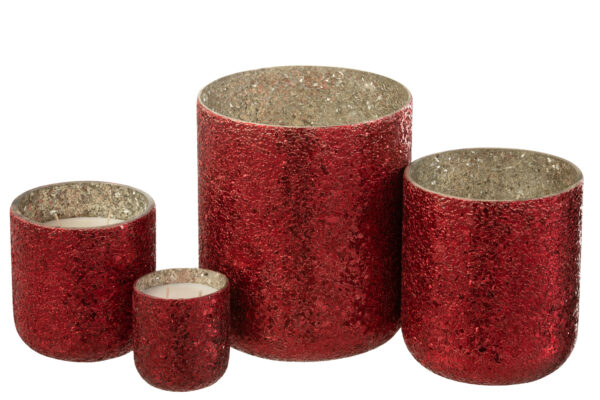 Geurkaars Luxuria Rood Extra Groot - 120 uur