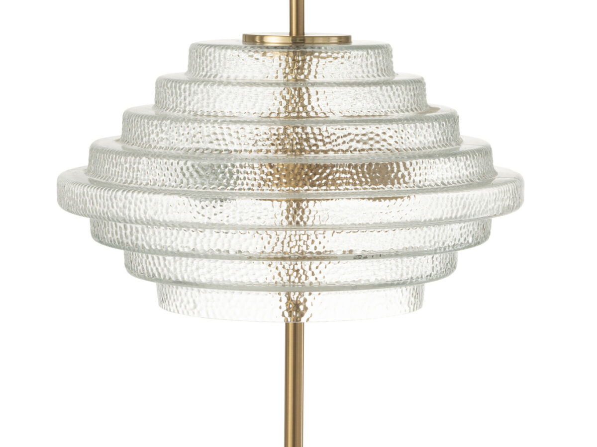 Tafellamp LED Goud Metaal/Glas Transparant