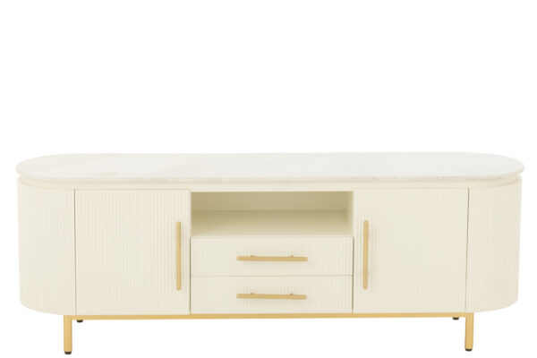 55934-1.jpg Tv-meubel Clara Wit/Goud