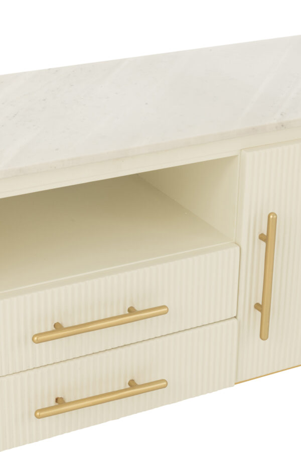 55934-5.jpg Tv-meubel Clara Wit/Goud