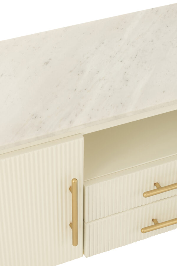 55934-7.jpg Tv-meubel Clara Wit/Goud