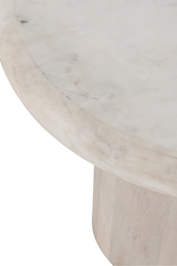 Marmeren Bijzettafel Off-White J-line