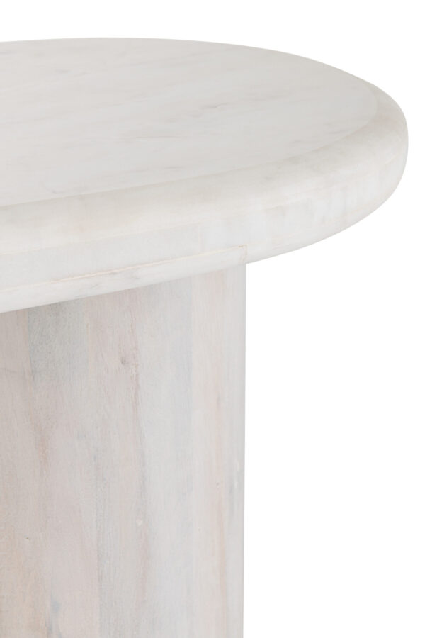 60877-2 Marmeren Console Off-White J-line
