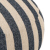 Gestreepte Poef Blauw/Wit J-line