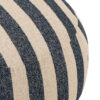 Gestreepte Poef Blauw/Wit J-line