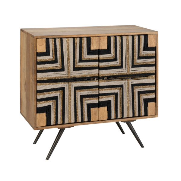 Dressoir met uniek Geweven Draadpatroon J-line