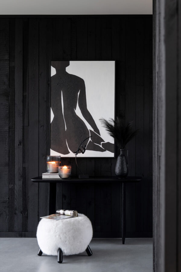 Console Celeste acaciahout Zwart