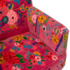 61966-3.jpg Fauteuil Bloemen Mangohout Fuchsia - J-line