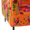 61967-5.jpg Fauteuil Bloemen Mangohout Oranje - J-line