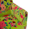 61969-3.jpg Fauteuil Bloemen Mangohout Groen - J-line