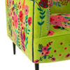 61969-5.jpg Fauteuil Bloemen Mangohout Groen - J-line