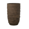 Bloempot Waves donkerbruin XL Outdoor