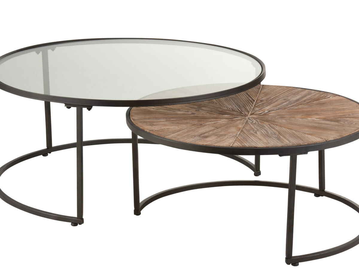 Bijzettafels Ashtley (set van 2)