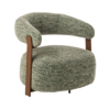 265900 Olijfgroene Ronde Fauteuil J-line Olijfgroene Ronde Fauteuil J-line
