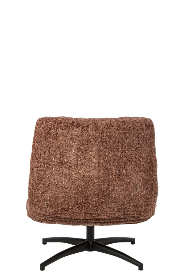 Bouclé Loungestoel Matel Terracotta J-line