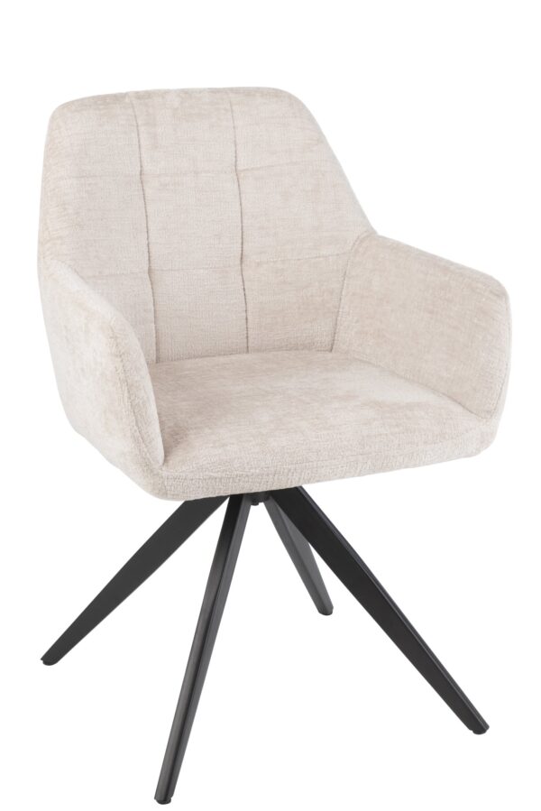 266347 Stoel Louna Ecru J-line