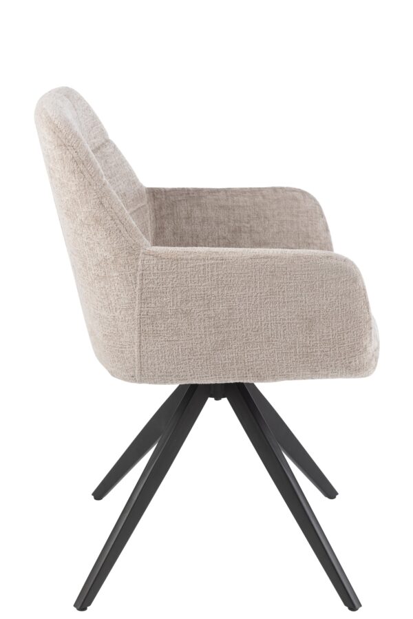 266348-3 Stoel Louna grijs-beige J-line