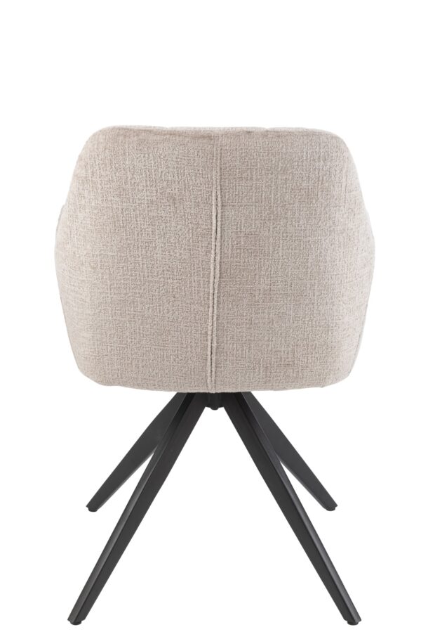 266348-4 Stoel Louna grijs-beige J-line