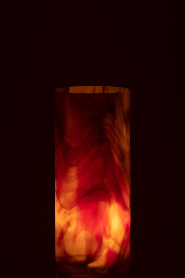 36042-3 Luxe Kaarshouder Marmerlook Bruin J-line