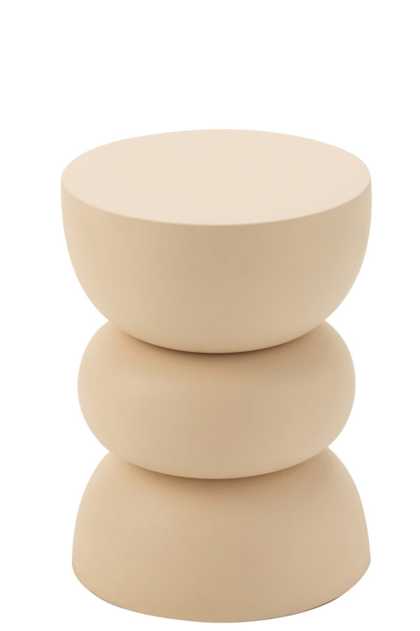 Bijzettafel Lise beige J-line