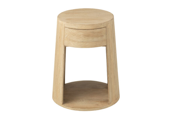 Nachtkastje Drawn Mangohout J-line Beige